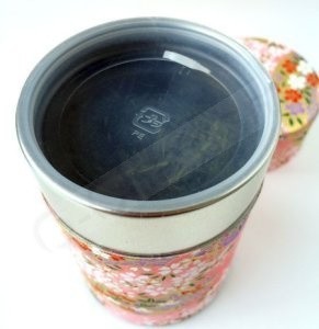 green tea canister