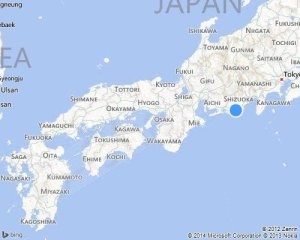 map of shizuoka japan
