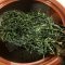 organic green tea leaf